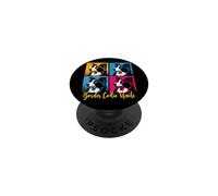 Border Collie Tío Pop Art Style PopSockets PopGrip Adhesivo