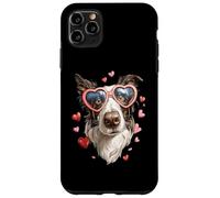 Border Collies - Gafas de Sol para el día de San Valentín Carcasa para iPhone 11 Pro MAX