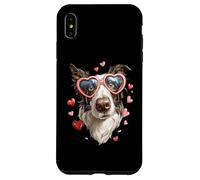Border Collies - Gafas de Sol para el día de San Valentín Carcasa para iPhone XS MAX