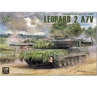 Border Modelo BT-040 Leopard 2 A7V German Main Battle Tank Escala 1:35 Maqueta de plástico del ejército alemán