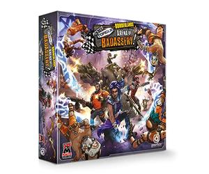 Borderlands Mister Torgue's Arena of Badassery Juego de Mesa,Juego de Estrategia cooperativa,Juego de Lucha para Adultos,Tiempo de Juego Promedio de 60-90 Minutos,Fabricado por Monster Fight Club