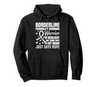 Borderline Warrior TLP EUPD Conciencia Trastorno de la Personalidad Sudadera con Capucha