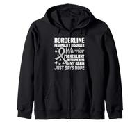 Borderline Warrior TLP EUPD Conciencia Trastorno de la Personalidad Sudadera con Capucha