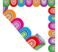 Bordes coloridos para tablón de anuncios, 10 m, decoración para tableros de póster, boletines coloridos, bonito aviso