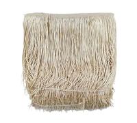 Bordes Con Flecos Borlas de poliéster 20 cm y 5/10 m for ropa, cortinas, vestidos latinos, adornos encaje, bolsas, prendas, accesorios costura DIY(Color27,20cm-5Meters)