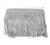 Bordes Con Flecos Borlas de poliéster 20 cm y 5/10 m for ropa, cortinas, vestidos latinos, adornos encaje, bolsas, prendas, accesorios costura DIY(Color11,20cm-5Meters)
