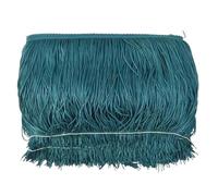 Bordes Con Flecos Borlas de poliéster 20 cm y 5/10 m for ropa, cortinas, vestidos latinos, adornos encaje, bolsas, prendas, accesorios costura DIY(Color26,20cm-10Meters)
