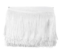 Bordes Con Flecos Borlas de poliéster 30 cm for vestidos latinos, adornos decorativos for cortinas, accesorios costura DIY(No16,30cm-10Meters)
