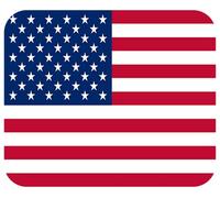 Bordes Cosidos Alfombrilla de Ratón Patriotic Old Glory Bandera de Estados Unidos Alfombrilla Gaming Mousepad 25x30cm para Jugadore,Ratón,Ordenador
