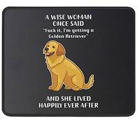 Bordes Cosidos Alfombrilla de Ratón, Una Mujer Sabia Dijo una Vez Alfombrilla Portátil Mouse Mat 25X30cm para Gamers Laptop Trabajo