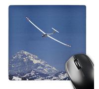 Bordes Cosidos Alfombrilla Gaming Avión En El Gran Premio Mundial De Planeadores FAI De Chile David Wall 25X30Cm, Alfombrilla De Ratón Mouse Mat para Laptop Jugadore Oficina