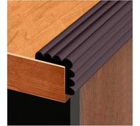 Bordes de espuma, tira de protección de bordes, bordes de protección para esquinas y bordes, bordes de protección con cinta adhesiva de doble cara, cojín de esquina para mesa, chimenea, encimera(Brown