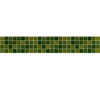bordes de papel tapiz autoadhesivos, Pegatinas autoadhesivas de borde papel tapiz multicolor for paredes y techos(Green Mosaic)