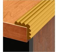 Bordes protectores de espuma, tira de protección de bordes, bordes de protección para esquinas y bordes, bordes con cinta adhesiva de doble cara, cojín de esquina para mesa, chimenea, encimera(Woody