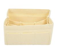 Bordhap Bolso Interior de Tela de Fieltro para Mujer Se Adapta en Bolso de Inserción Multi-Bolsillos Bolsas de Cosméticos Almacenamiento y Personal Organizador de Pertenencias