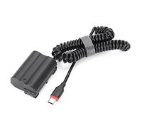 Bordhap EN-EL15 BateríA Simulada DC Adaptador de CA para D7000 D7100 D7200 D750 D800E D810A Z5 Z6 Z7 II Cargador de CáMara