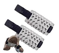 Bordillos de hielo, 26 clavos para tracción y agarre de invierno | 2 piezas de zuecos para botas | Usos de escalada, montañismo, trabajo al aire libre por la mañana, desplazamiento, senderismo,