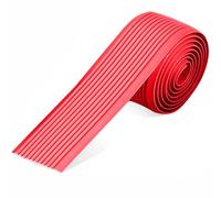 Bordo scala autoadesivo, adatto alla protezione dei bordi dei gradini interni/esterni con design antiscivolo(Red,3cm)