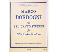 Bordogni: 43 bel canto studies for tuba or bass trombone