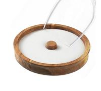 Bordor de genérico para cócteles, bordador de madera para sal y azúcar | Accesorio de cocina para servicio mixología de vidrio apartamento estudiante