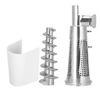BORDSTRACT Accesorios para Picadora de Carne, Accesorios para Batidora KitchenAid, Exprimidor de Tomate, Filtro de Eje en Espiral, Tapón para Licuadora, para Picadora de Carne N°5
