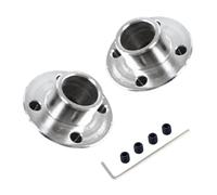 BORDSTRACT Acoplamiento Rígido Brida, 2 Piezas 12mm Acero 45#, Conector de Eje del Motor para Modelo RC y Piezas de Bricolaje