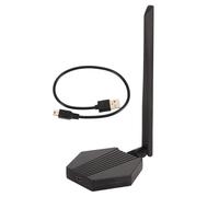 BORDSTRACT Antena Externa USB 300Mbp Plug and Play Antena de computadora Adaptador de Red de Doble Banda 2.4G 5G para computadoras de Escritorio y portátiles