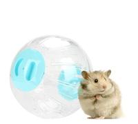 BORDSTRACT Bola Para Jugar Hamster, Plástico Para Correr Para Hámster, Transparente Bola de Ejercicio de Jerbo Para Conejillo de Indias Hámster Jerbo (Azul)
