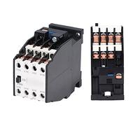 BORDSTRACT Contactor de CA 3TB40 Dos Normalmente Abiertos y Dos Normalmente Cerrados Contactor de CA de riel DIN 9A Contactor de CA para conectar y desconectar líneas