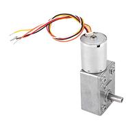 BORDSTRACT DC Brushless Gear Motor 12V 24V 23RPM Speed Reduction Motor All Metal Gear For Electronic Locks Robots Cradle Heads (12 V, 40 rpm.)