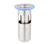 BORDSTRACT Desagüe de Ducha, 2,2 * 1,4 * 4,1 Pulgadas Desagüe de Ducha Antiodor, Rejilla de Suelo para Baño, Lavadora, Inodoro, Ducha, Cocina(Medio Corto)