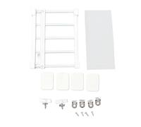 BORDSTRACT Estante con Barra de tensión, Estante de Almacenamiento expandible para Armario, sin Clavos, Tubo de Acero PP Premium, Armario de Cocina de 14,2 Pulgadas de Ancho (38-55cm)