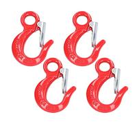 BORDSTRACT Gancho deslizante, gancho de eslinga de elevación de ojo, ganchos de eslinga de 4 piezas, gancho de eslinga de elevación engrosada, gancho de eslinga de elevación segura para enfriamiento d