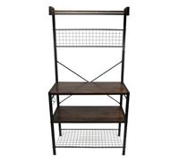 BORDSTRACT Layered Organizer Shelf Storage Shelving Unit Multifunctional Organizer Stand Microwave Oven Home Appliances