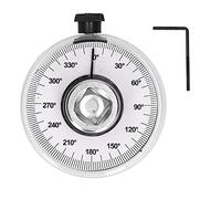 BORDSTRACT Medidor de ángulo de torsión de 360°, herramienta de medición universal para coche, comprobador de rotación de accionamiento de 1/2 pulgada