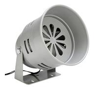 BORDSTRACT Sirena de Motor Industrial MS-290 AC 110V | Bocina de alarma de metal gris|110dB|≥1000RPM|Montable en pared|Para sistemas de fábrica, escuela y seguridad
