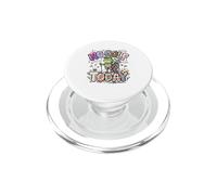 Bored Frog Says No Golf Today Colorido Diseño PopSockets PopGrip para MagSafe