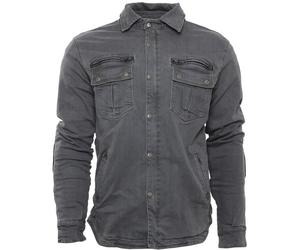 Bores Driver Camisa motos, gris oscuro, Talla 3XL