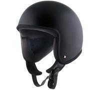 Bores Gensler Bogo III Black Edition Casco Jet, negro, tamaño 2XL para Hombres