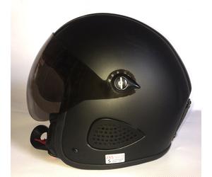 Bores Gensler Kult Casco de chorro con visera, negro para Hombres