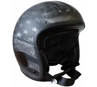 Bores Gensler Kult Casco Jet, Negro/Blanco/Plata, Talla XXS/XS