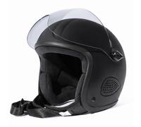 Bores Gensler Kult Evo Casco a reacción con visera, Black Matt, Talla XS/M2