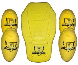Bores Juego de protector de hombro/codo/espalda, amarillo para Hombres