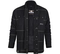 Bores Lumberjack Premium Plus Bortexx Camiseta de moto B, negro/gris, Talla L
