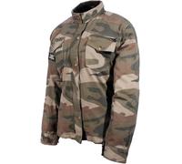 Bores Military Jack Chaqueta textil para mujer, multicolor, tamaño 3XL