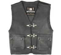 Bores Sunride 3 Chaleco de cuero, negro, Talla S