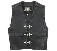 Bores Sunride 5 Chaleco de cuero, negro, tamaño L para Hombres