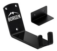Borgen Bicicleta Soporte Pared Pedal Sistema Almacenamiento Tinta Sujeción Negro
