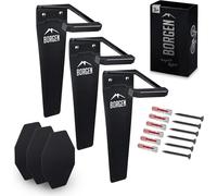Borgen Bicicleta Soporte Pared Verikal 32KG Capacidad Carga 3-er Set para MTB,