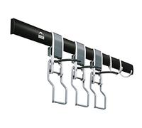 Borgen Soporte Bicicleta Pared Vertical, para Todas Las Bicicletas: e-Bike, MTB, Carretera, Ajustable sin escalonamientos, Gancho Bicicleta Pared